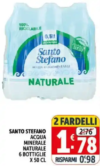 Deco Supermercati Santo stefano acqua minerale naturale offerta