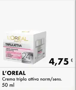 Iper Tosano L'OREAL Crema tripla attiva norm/sens. offerta