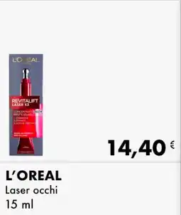Iper Tosano L'OREAL Laser occhi offerta