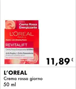 Iper Tosano L'OREAL Crema rossa giorno offerta