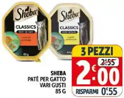 Deco Supermercati Sheba patè per gatto offerta