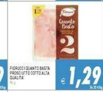Pim Supermercati Prosciutto cotto offerta