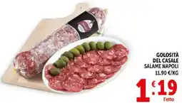 Deco Supermercati Golosità del casale salame napoli offerta