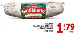 Deco Supermercati Galbani salame galbanetto il tradizionale offerta