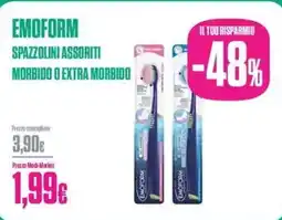 Medi-Market Emoform spazzolini assoriti morbido o extra morbido offerta