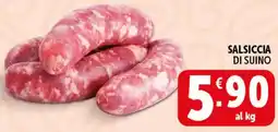 Deco Supermercati Salsiccia di suino offerta