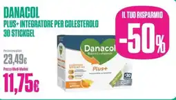 Medi-Market Danacol plus+integratore per colesterolo 30 stickgel offerta