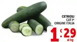 Deco Supermercati Cetrioli offerta