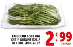 Deco Supermercati Fagiolini boby fini offerta