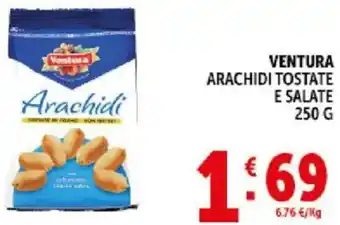 Deco Supermercati Ventura arachidi tostate e salate offerta