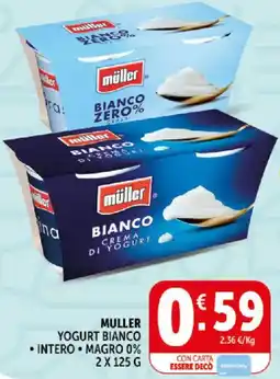 Deco Supermercati Muller yogurt bianco offerta