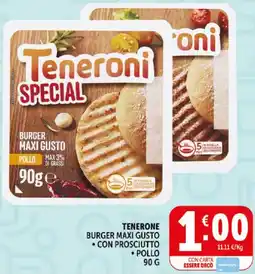 Deco Supermercati Tenerone burger maxi gusto offerta