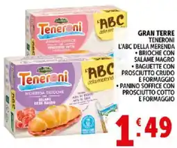Deco Supermercati Gran terre teneroni l'abc della merenda offerta