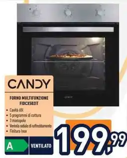 Unieuro CANDY FORNO MULTIFUNZIONE FIDCX502IT offerta