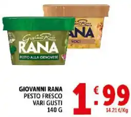 Deco Supermercati Giovanni rana pesto fresco offerta