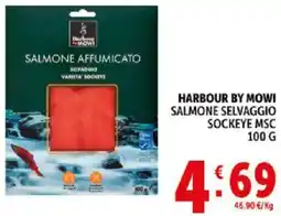 Deco Supermercati Harbour by mowi salmone selvaggio sockeye msc offerta