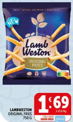 Deco Supermercati Lambweston original fries offerta