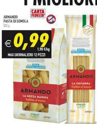 Supermercati Agorà Pasta di semola offerta