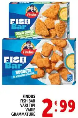 Deco Supermercati Findus fish bar offerta