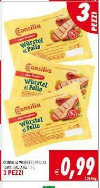 Supermercati Agorà Wurstel di pollo offerta