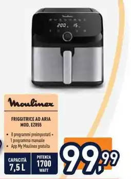 Unieuro Moulinex FRIGGITRICE AD ARIA MOD. EZ855 offerta