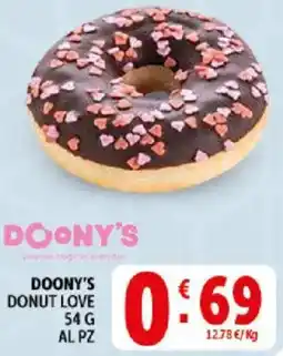 Deco Supermercati Doony's donut love offerta
