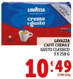 Deco Supermercati Lavazza caffè crema e gusto classico offerta