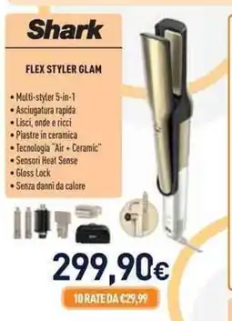 Unieuro Shark flex styler glam offerta