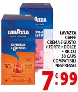 Deco Supermercati Lavazza caffè crema e gusto offerta