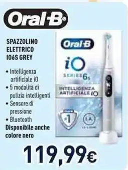 Unieuro Oral-B SPAZZOLINO ELETTRICO 106S GREY offerta
