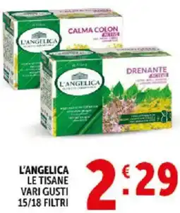Deco Supermercati L'angelica le tisane offerta
