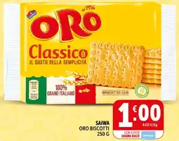 Deco Supermercati Saiw oro biscotti offerta