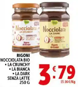 Deco Supermercati Rigoni nocciolata bio offerta