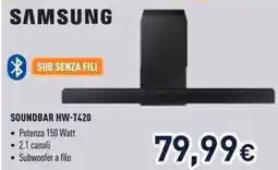 Unieuro SAMSUNG SOUNDBAR HW-T420 offerta