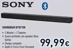 Unieuro SONY SOUNDBAR HTSF150 offerta