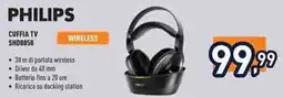 Unieuro PHILIPS CUFFIA TV SHD8850 offerta