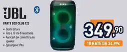 Unieuro JBL party box club 120 offerta
