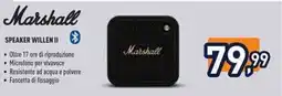 Unieuro Marshall SPEAKER WILLEN II offerta