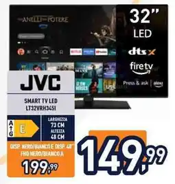Unieuro JVC SMART TV LED LT32VRH3451 offerta