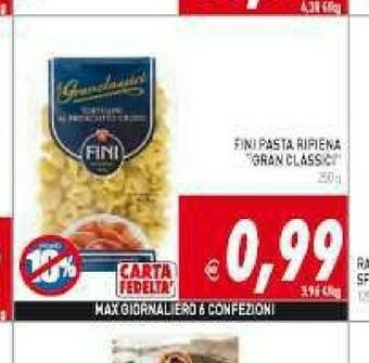Supermercati Agorà Pasta ripiena offerta