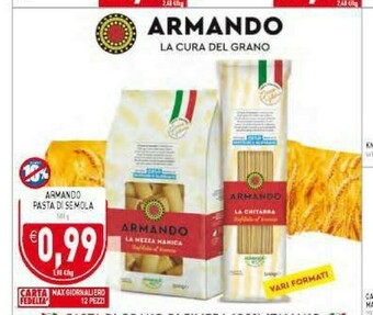 Supermercati Agorà Pasta di semola offerta