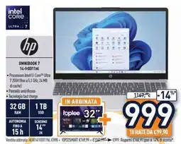 Unieuro hp OMNIBOOK 7 14-fr0011nl offerta