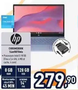 Unieuro hp CHROMEBOOK 14anf0010nlx offerta