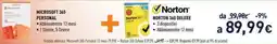 Unieuro Microsoft 365 personal + norton 360 deluxe offerta