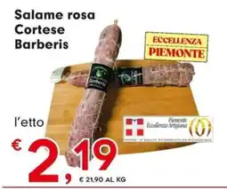 DeSpar Express Salame rosa Cortese Barberis offerta