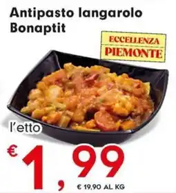 DeSpar Express Antipasto langarolo Bonaptit offerta