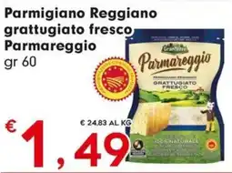 DeSpar Express Parmigiano Reggiano grattugiato fresco Parmareggio offerta