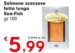 DeSpar Express Salmone scozzese fetta lunga Sea-Fish offerta
