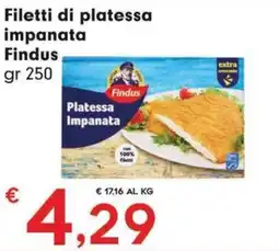 DeSpar Express Filetti di platessa impanata Findus offerta
