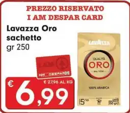 DeSpar Express Lavazza Oro sachetto offerta